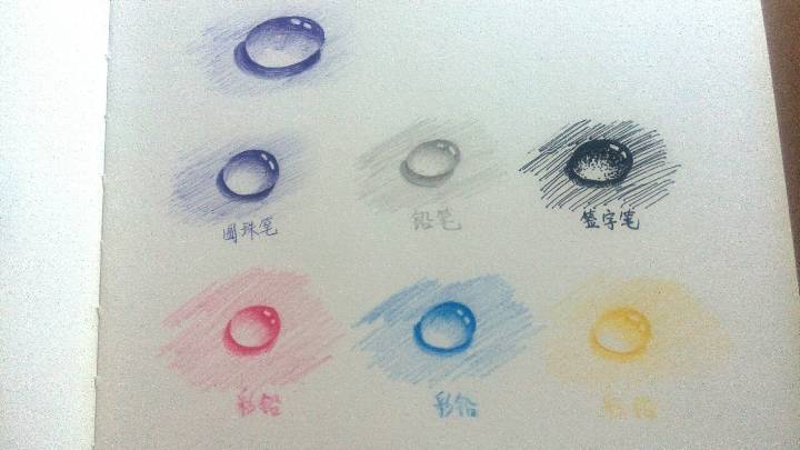【手绘】简单的水滴画法 第6步