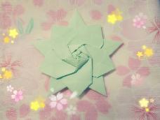 设计者:Ali Bahmani 折一颗樱花星给自己吧(内含五边形裁法)