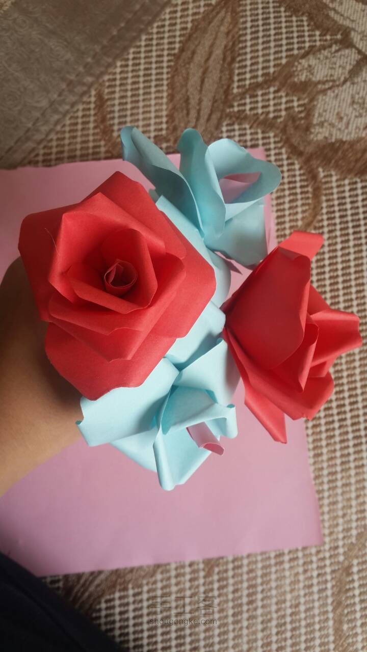 迟到的5，20玫瑰花🌹 第13步