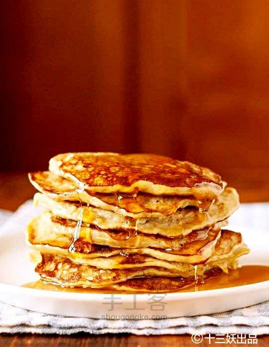 营养早餐之【香蕉pancake】的做法 第8步