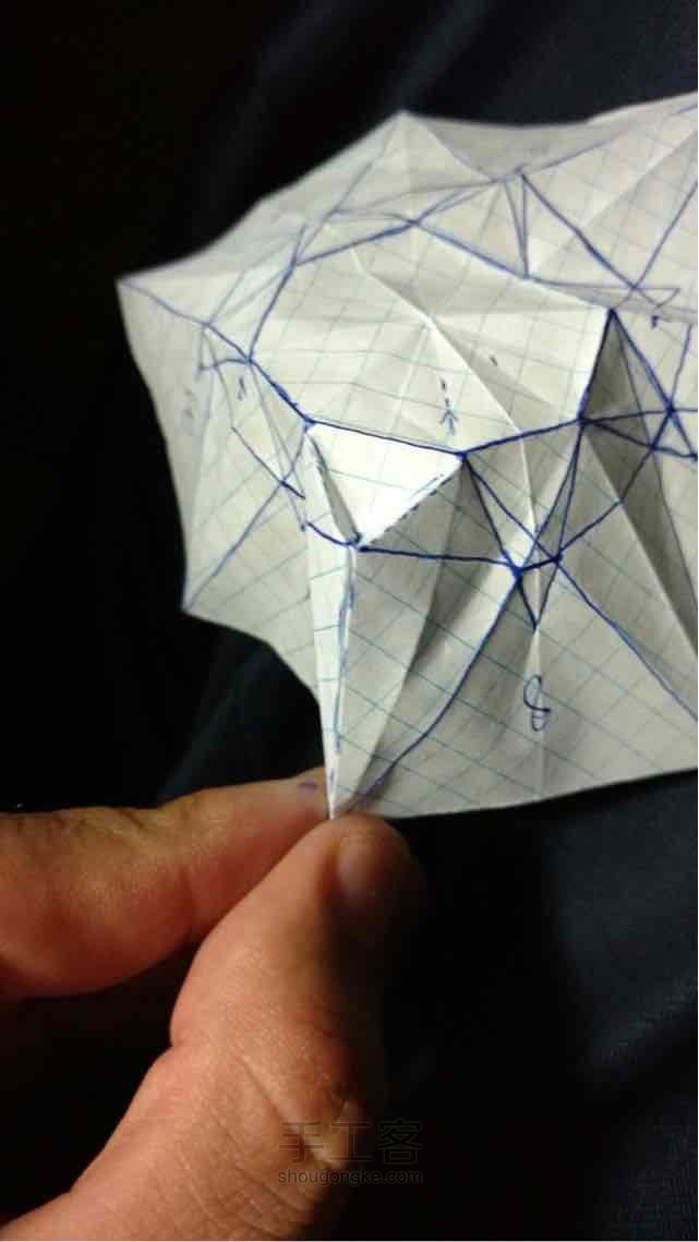折纸钻石制作教程【转载】 第36步