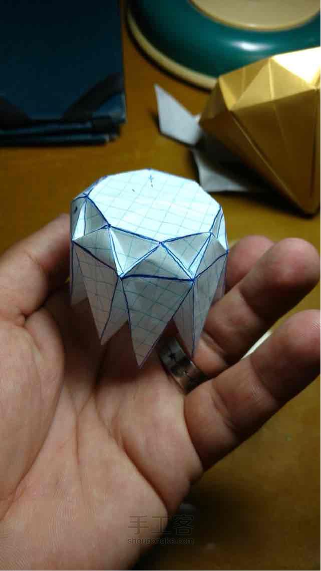 折纸钻石制作教程【转载】 第38步