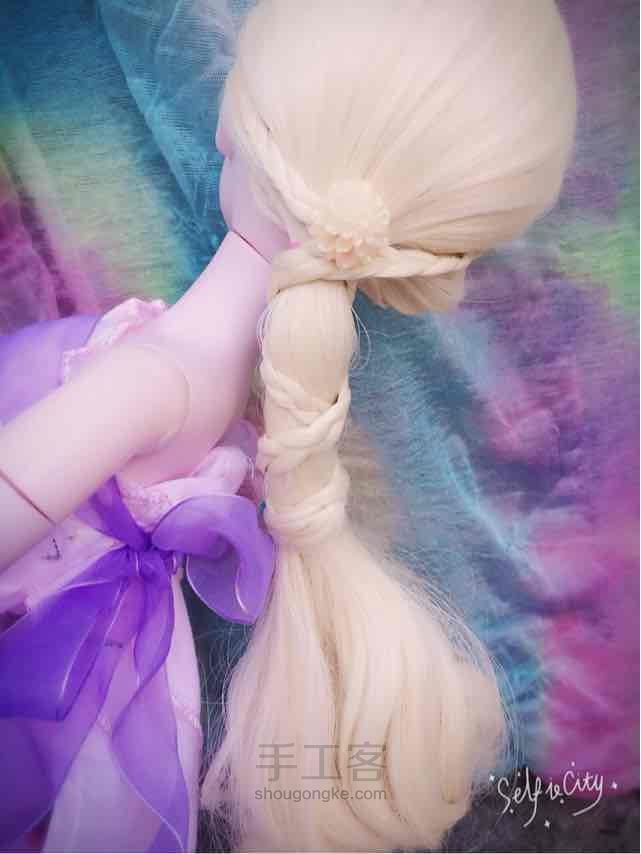 娃娃编发 第15步