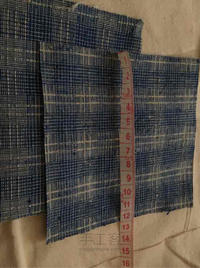 超简单棉麻杯垫的制作 纯手工哦！ 第2步