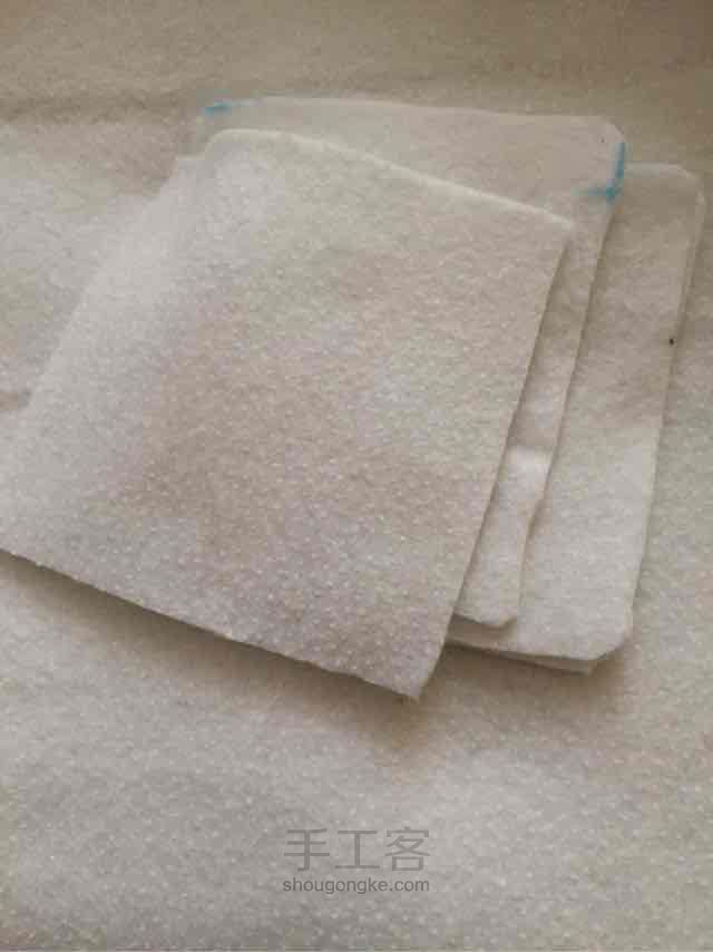 超简单棉麻杯垫的制作 纯手工哦！ 第6步