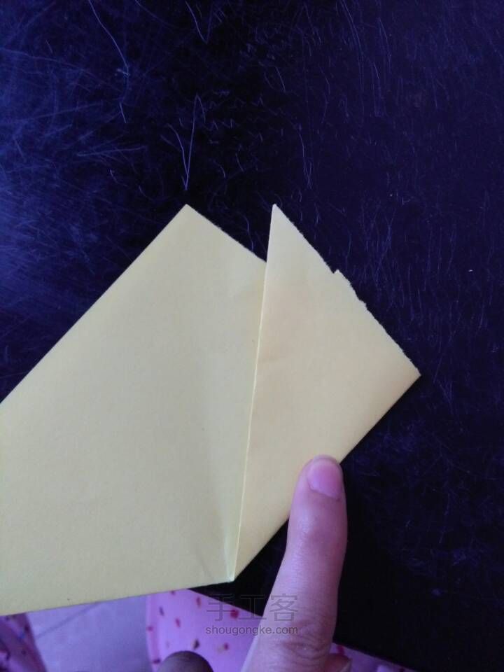 超简单小猫折纸 第4步