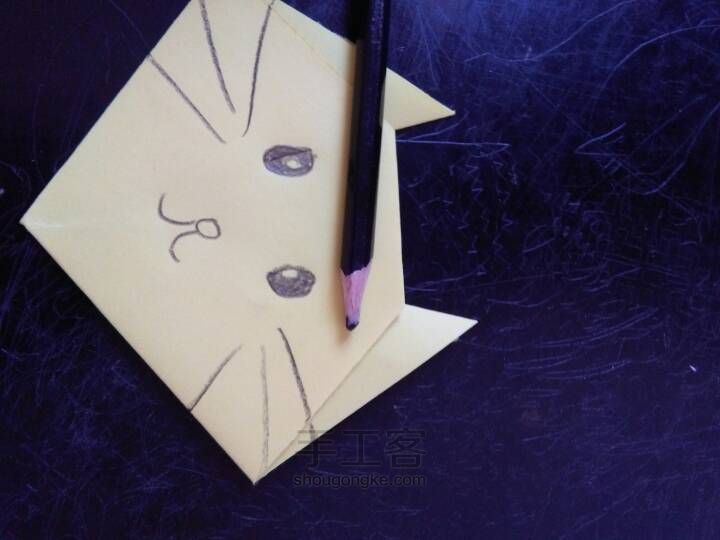 超简单小猫折纸 第8步