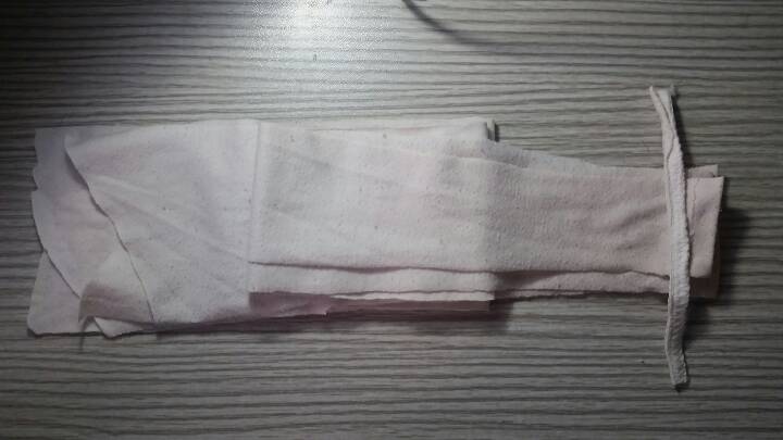 旧T恤的袖子拿来编绳 第13步