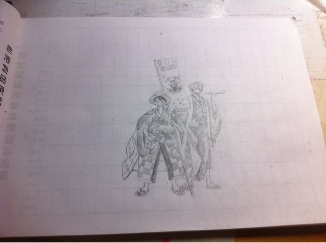 海贼王素描手绘第一弹（封面为原图） 第11步