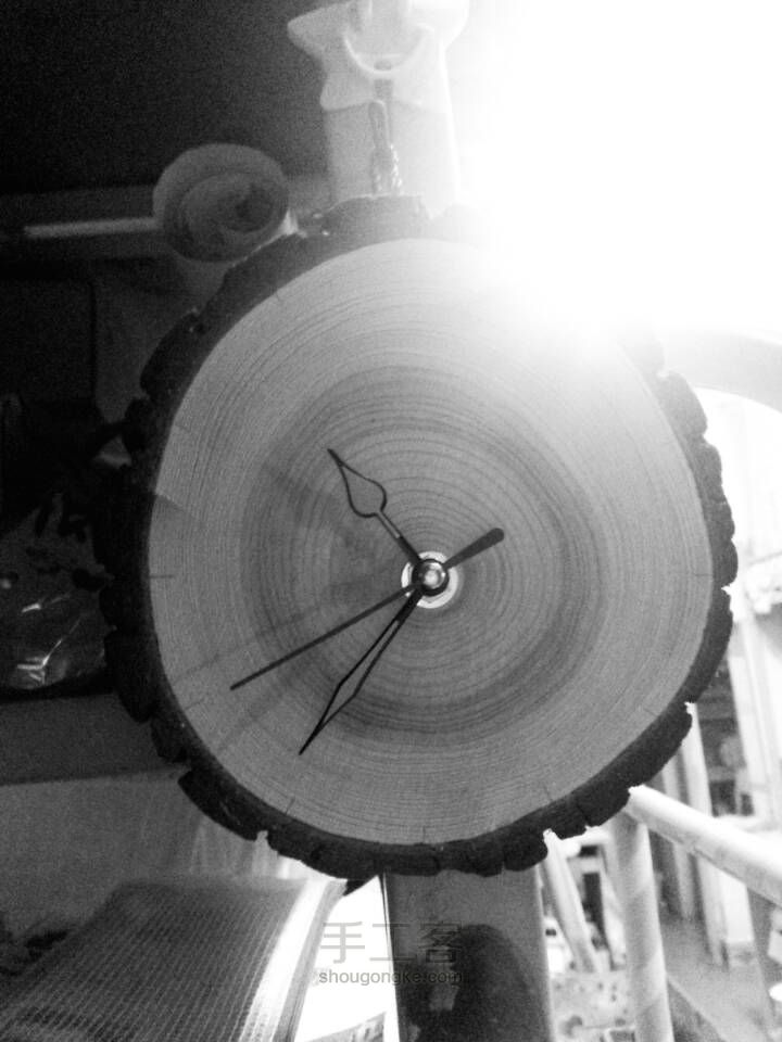 木头-年轮-时钟 第5步