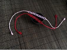 蛇结，4股编，斜卷结