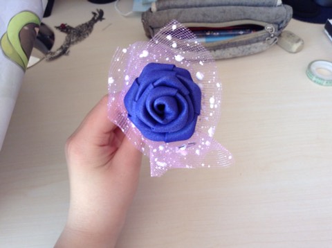 海绵纸玫瑰🌹 第11步