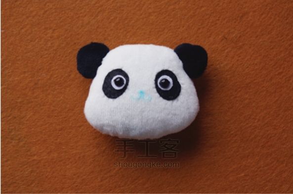 萌哒哒的熊猫手枕~~身在成都，怎么会不热爱熊猫 第8步