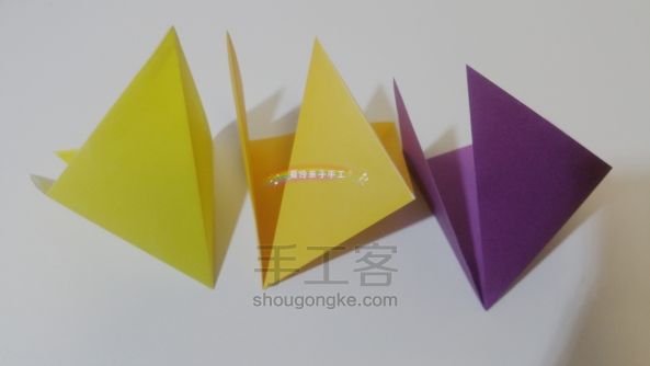 纸粽子/纸香包（2种折法） 第7步
