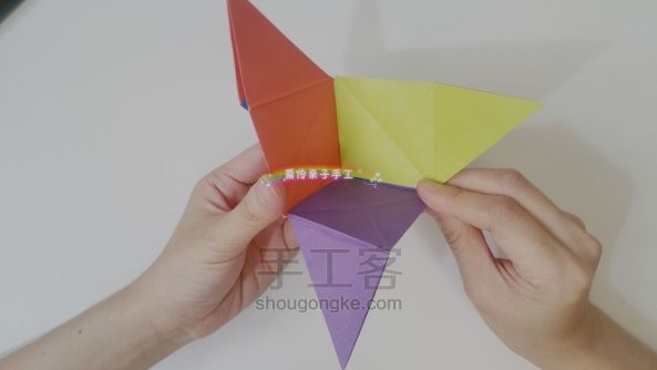 纸粽子/纸香包（2种折法） 第37步