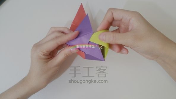 纸粽子/纸香包（2种折法） 第38步