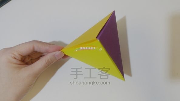 纸粽子/纸香包（2种折法） 第1步