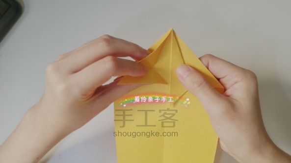 龙舟折纸 第13步