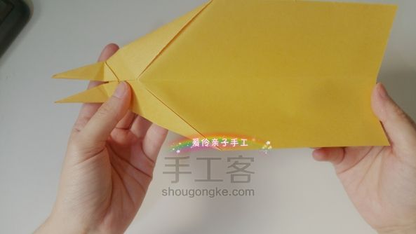 龙舟折纸 第24步