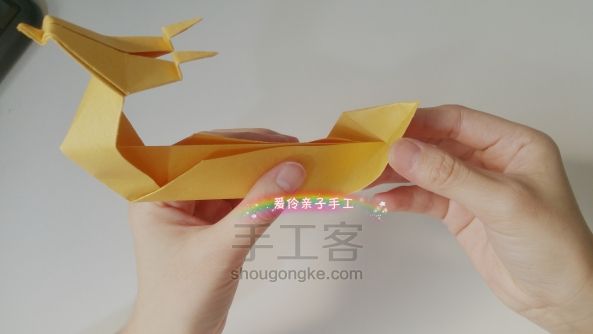 龙舟折纸 第36步