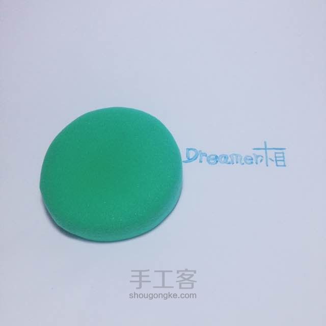 木目粘土教程—学士服人偶 第2步