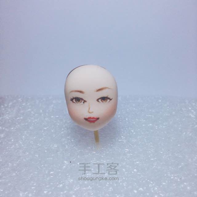 木目粘土教程—学士服人偶 第7步