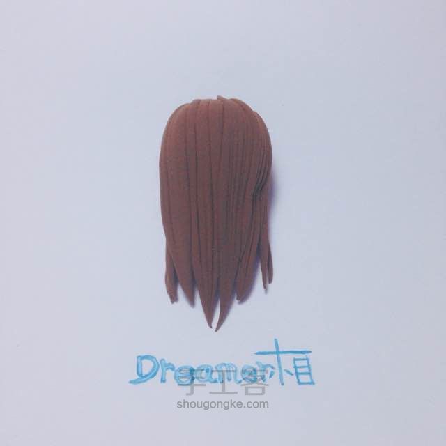 木目粘土教程—学士服人偶 第9步