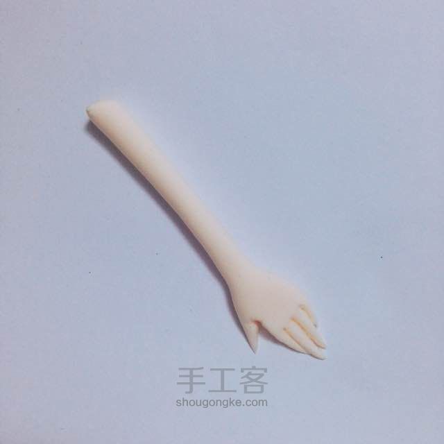 木目粘土教程—学士服人偶 第18步