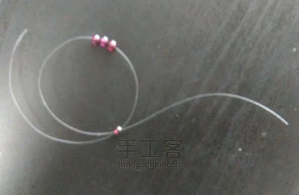 石榴石项链diy 第2步