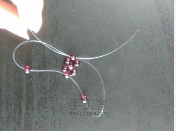 石榴石项链diy 第4步