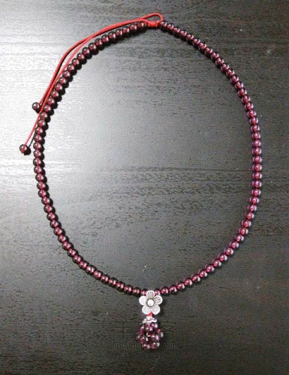 石榴石项链diy 第12步