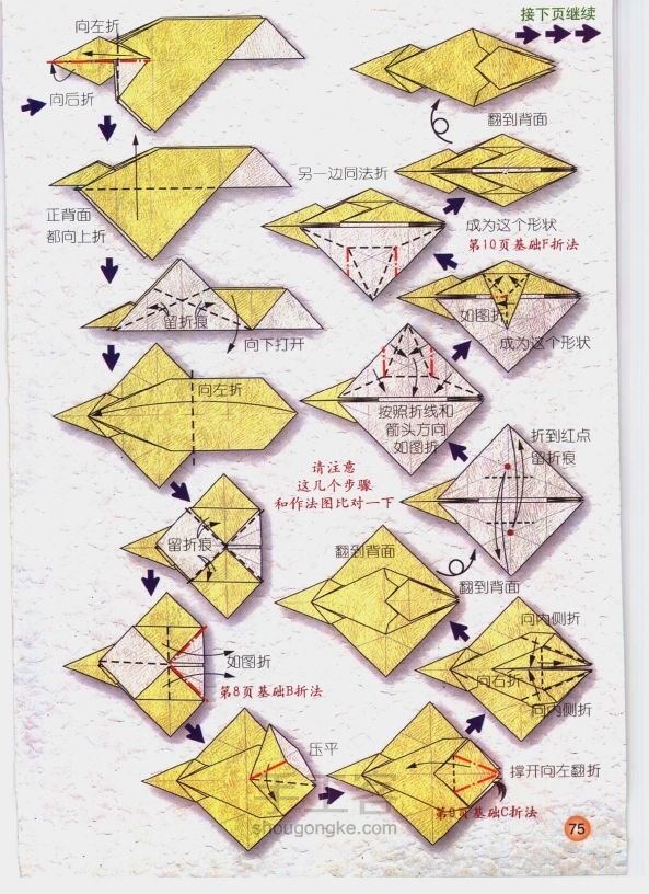 星座折纸基础 第74步