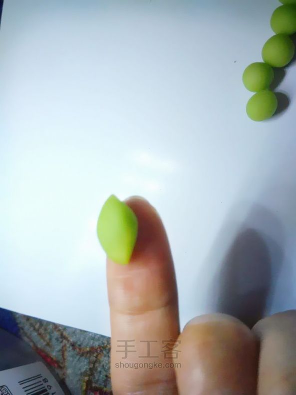 橡皮泥/粘土多肉植物. 第5步