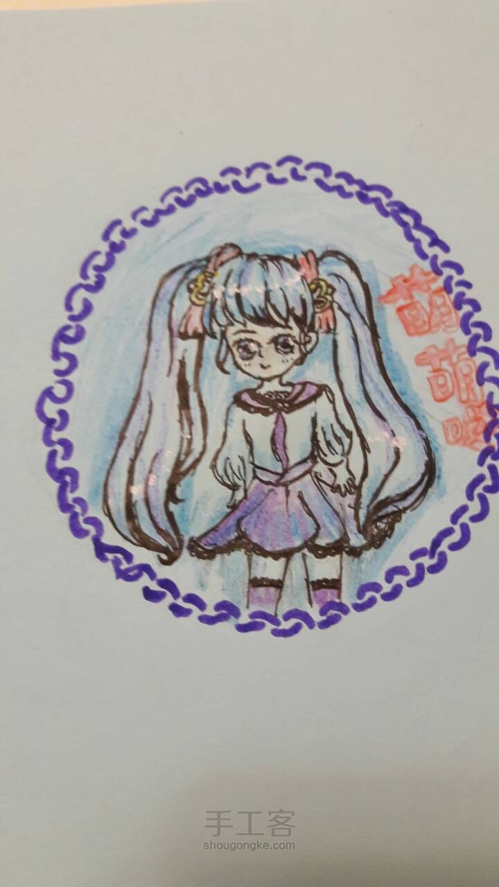 模仿画 第6步