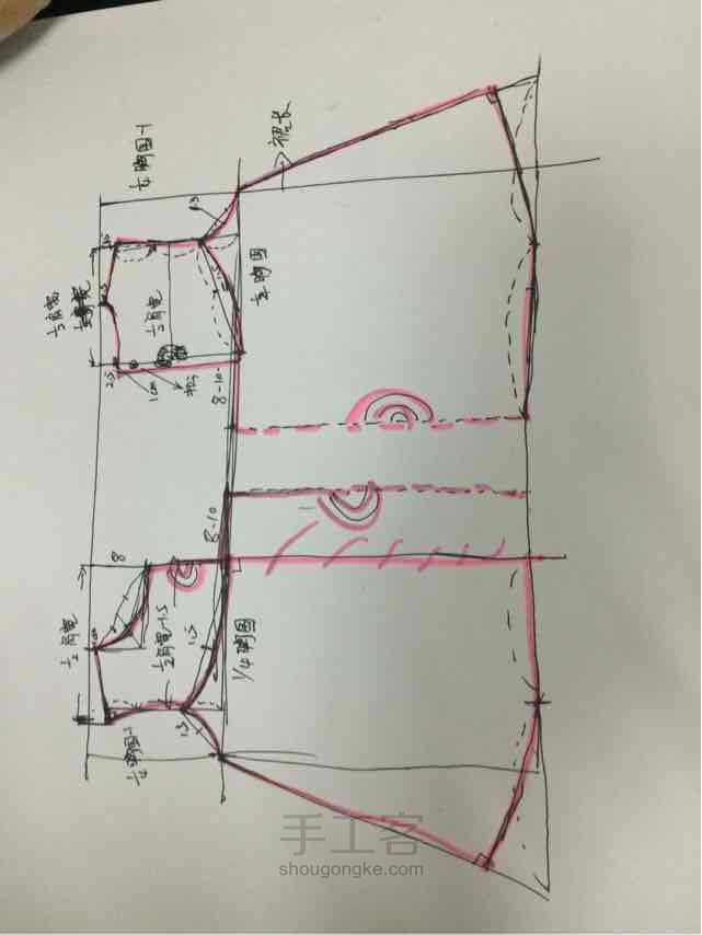 儿童蓝色飞袖小裙 第1步