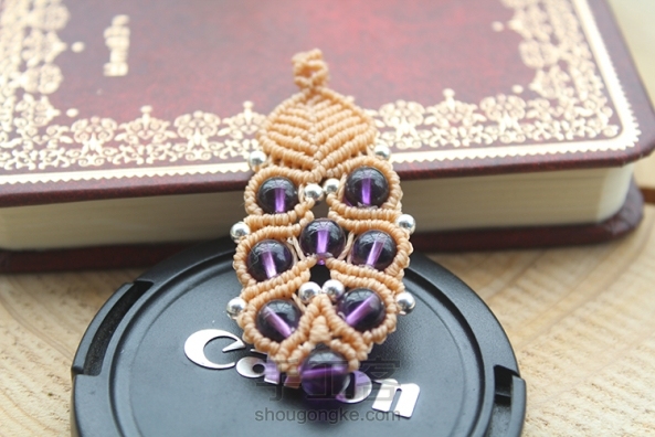 紫水晶的珠子选的大了点 第1张