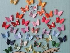 让美腻的纸蝴蝶装饰你的房间~