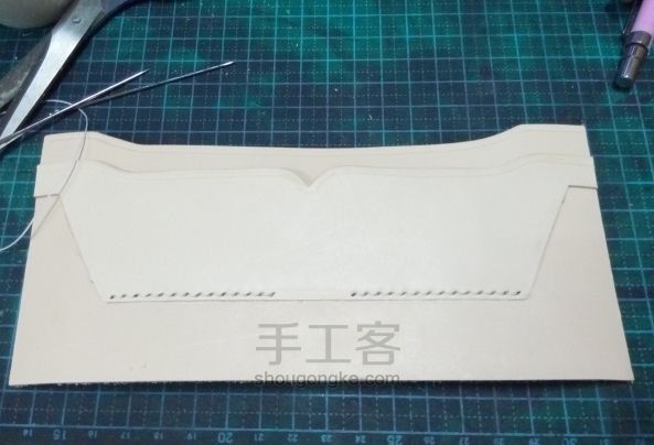 做款男款的长夹 第6步