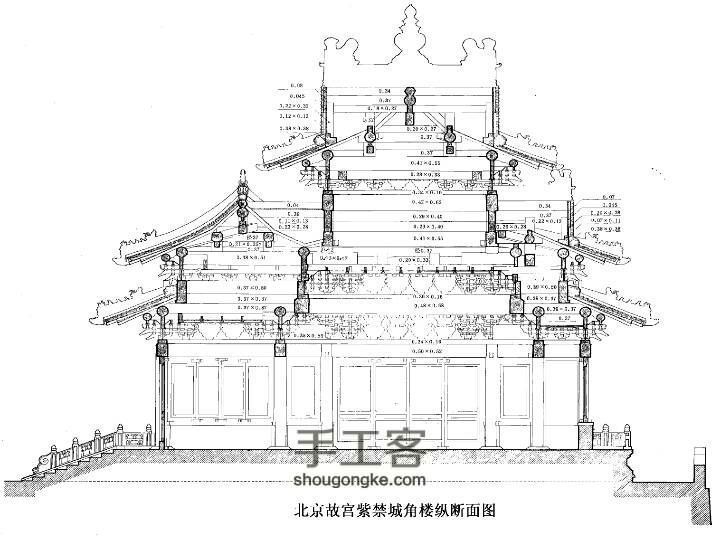 古建筑模型之故宫角楼 第9步