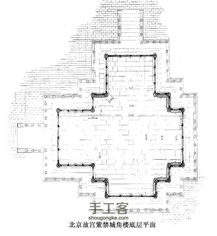 古建筑模型之故宫角楼 第7步