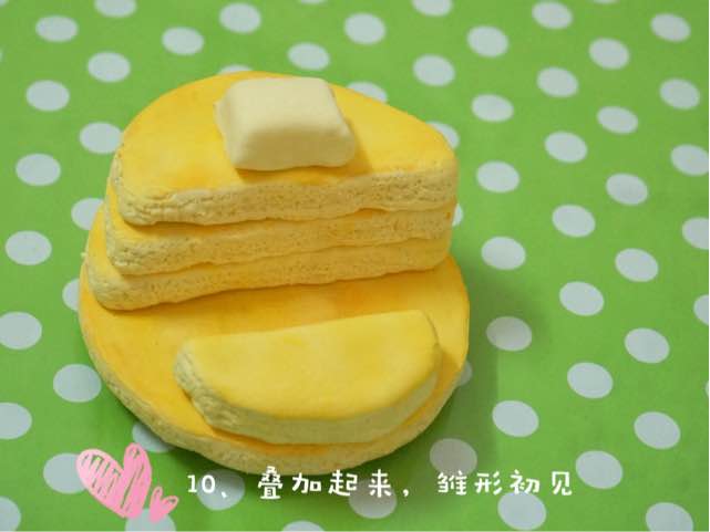 日本仿真食品软陶粘土可丽饼松饼手机座 第13步