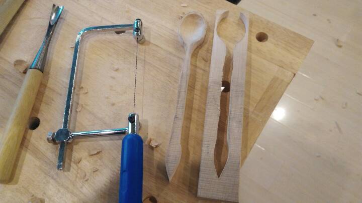 如何手工制作一把木勺 第3步