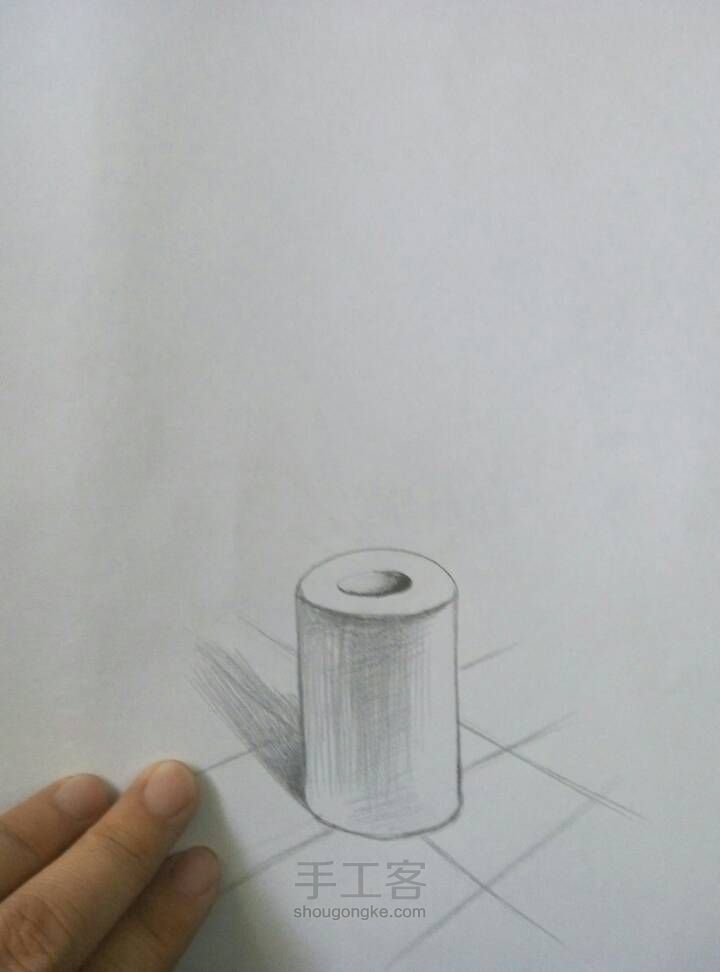 小惠老师画简单立体素描 第9步