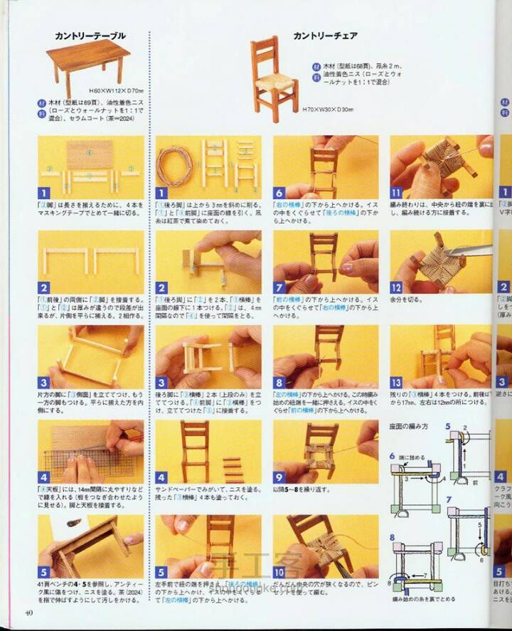 （转网页的教程）迷你家具 第6步