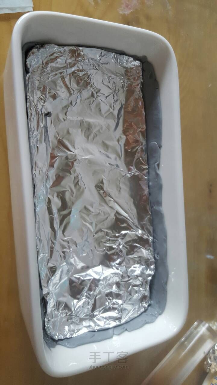 软陶多肉盆景 第1步