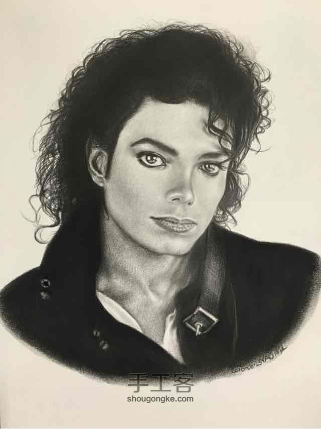 素描Michael Jackson 第1步