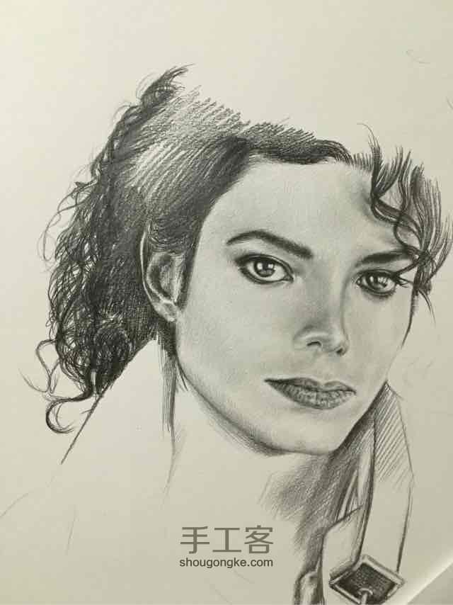 素描Michael Jackson 第8步