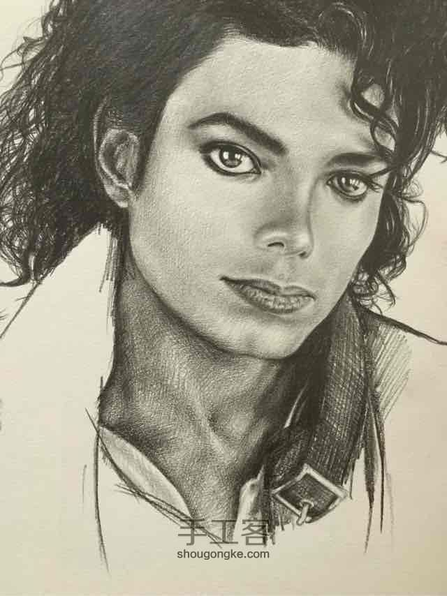 素描Michael Jackson 第11步