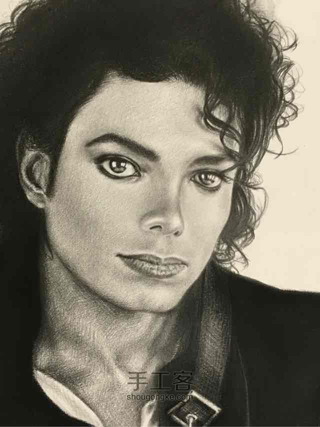 素描Michael Jackson 第16步