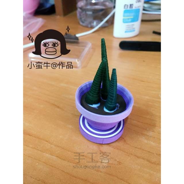 衍纸小盆栽之向日葵🌻 第4步